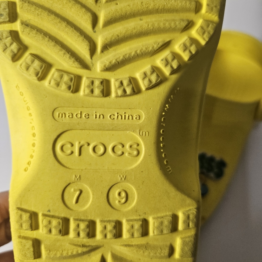 Crocs Unisex Adults Classic Clog With Jibbits Size Men 7 Women 9 - Picture 10 of 11